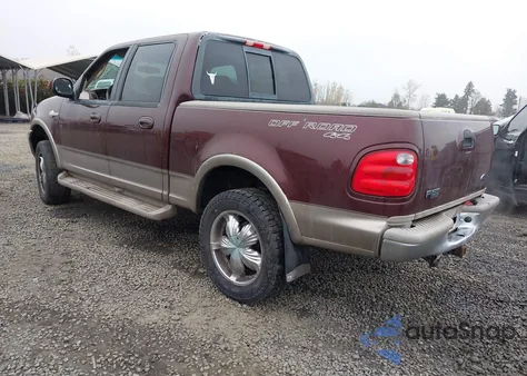 2001 Ford F-150 Supercrew King Ranch/Lariat/Xlt из США, поврежденный, VIN 1FTRW08L81KA22824